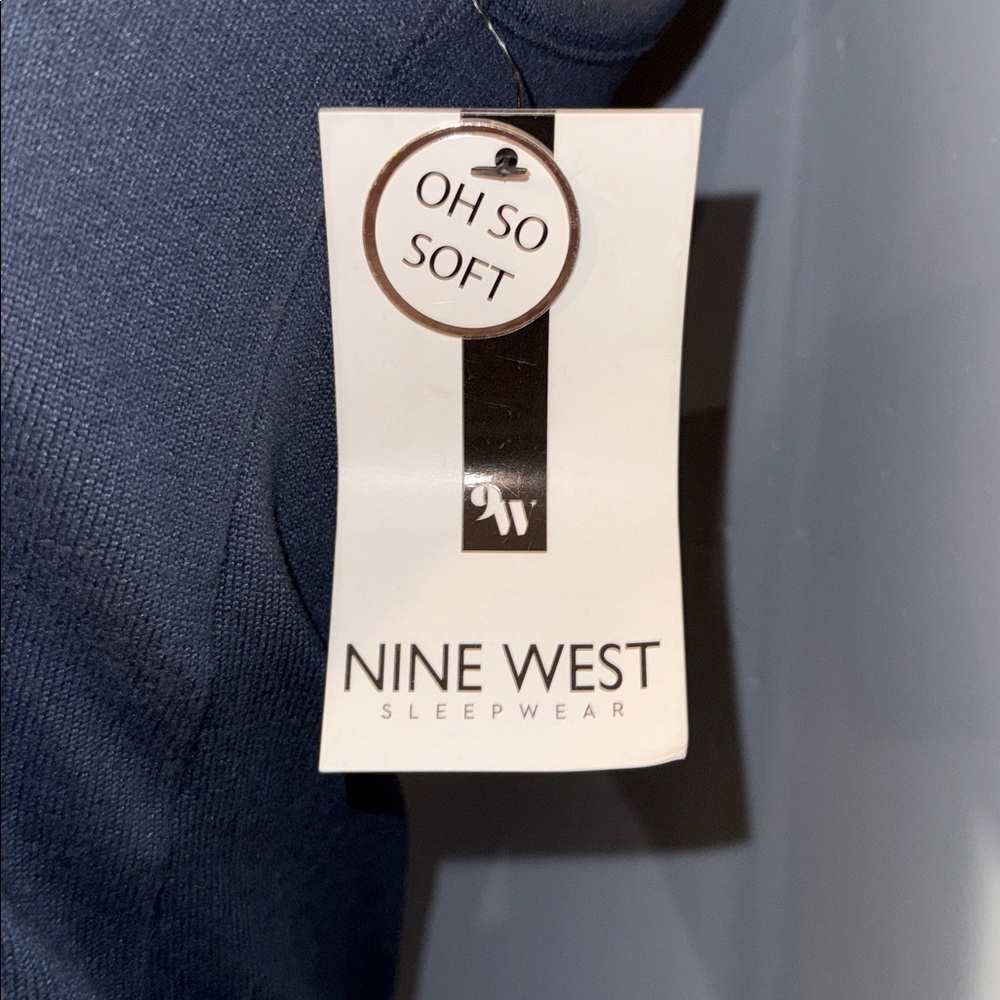 Nine West Navy Sleepwear Tank Top - Size Small Petite - Picture 6 of 8